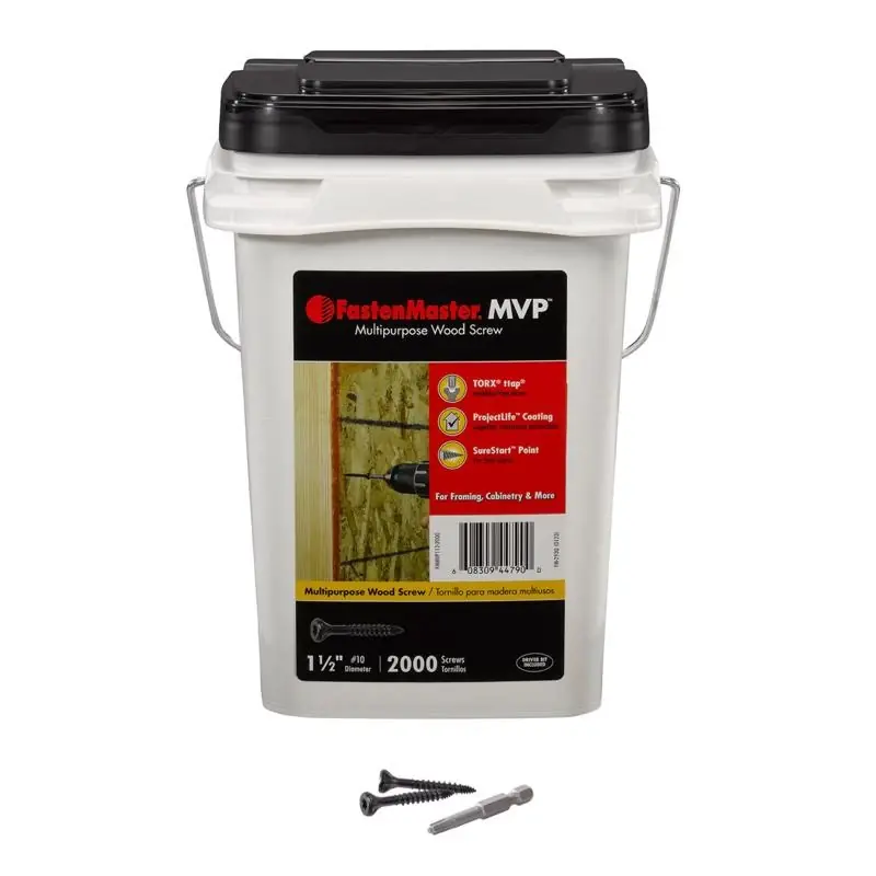 FastenMaster MVP 1-1/2 In. L Torx Ttap Self-Tapping Wood Screws 2000 Pk