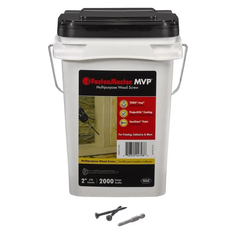 FastenMaster MVP 2 In. L Torx Ttap Self-Tapping Wood Screws 2000 Pk