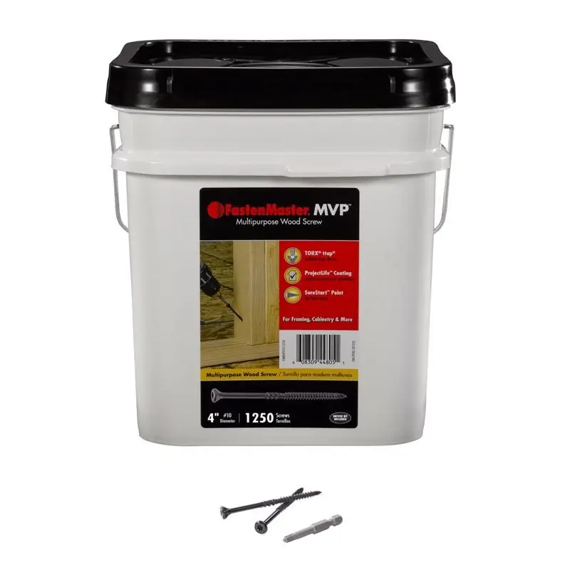 FastenMaster MVP 4 In. L Torx Ttap Self-Tapping Wood Screws 1250 Pk