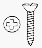 Fasteners Stainless Steel Sheet Metal Screws 6 X 5/8 Inch Oval Head