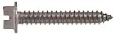 The Hillman Group 823094 Stainless Steel Hex Washer Head Slotted Sheet Metal Screw, 10-Inch X 1-1/4-Inch, 100-Pack