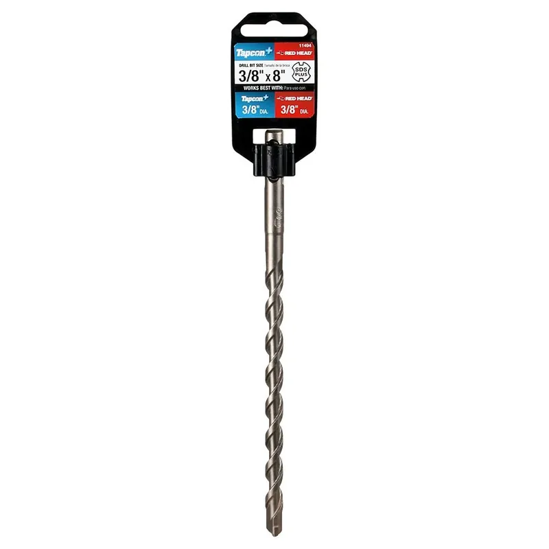 Tapcon 3/8 In. X 8 In. L Carbide Tipped Drill Bit SDS-Plus Shank 1 Pk