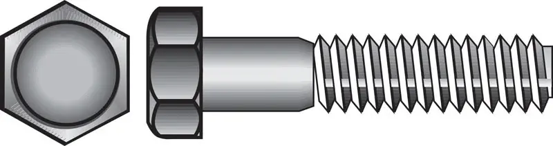 HILLMAN 5/8 In. D X 1-1/2 In. L Zinc Plated Steel Hex Bolt 25 Pk