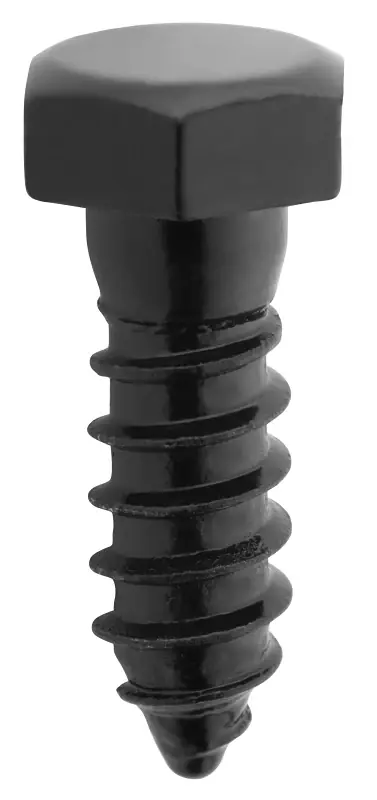 National Hardware 1/2 In. X 1-1/2 In. L Hex Black Steel Lag Screw 1 Pk