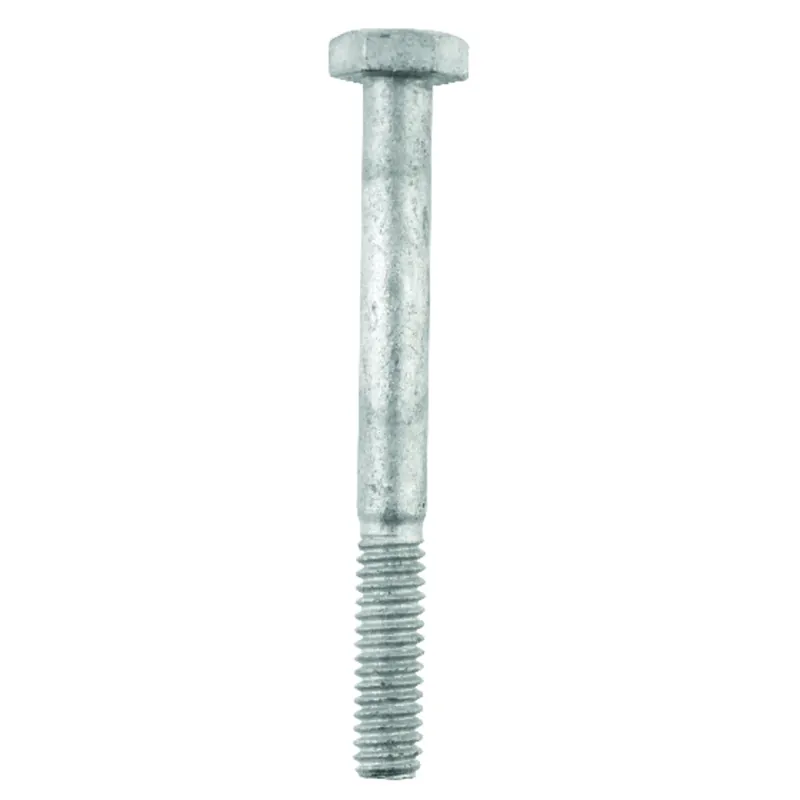 HILLMAN 1/4 In. D X 2-1/2 In. L Hot Dipped Galvanized Steel Hex Bolt 100 Pk