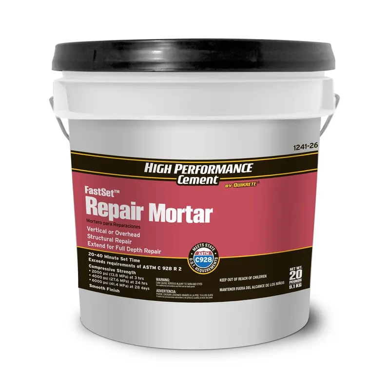 20 Lb. Fastset Gray Repair Mortar For Concrete And Masonry