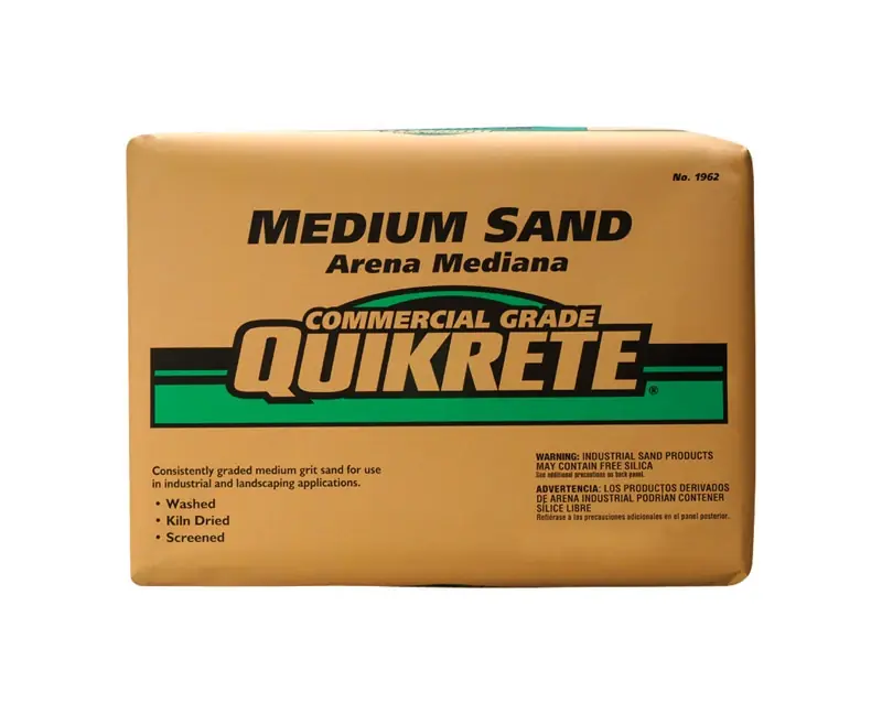 Commercial Sand, Medium, 430 Grade, 50-Lbs.