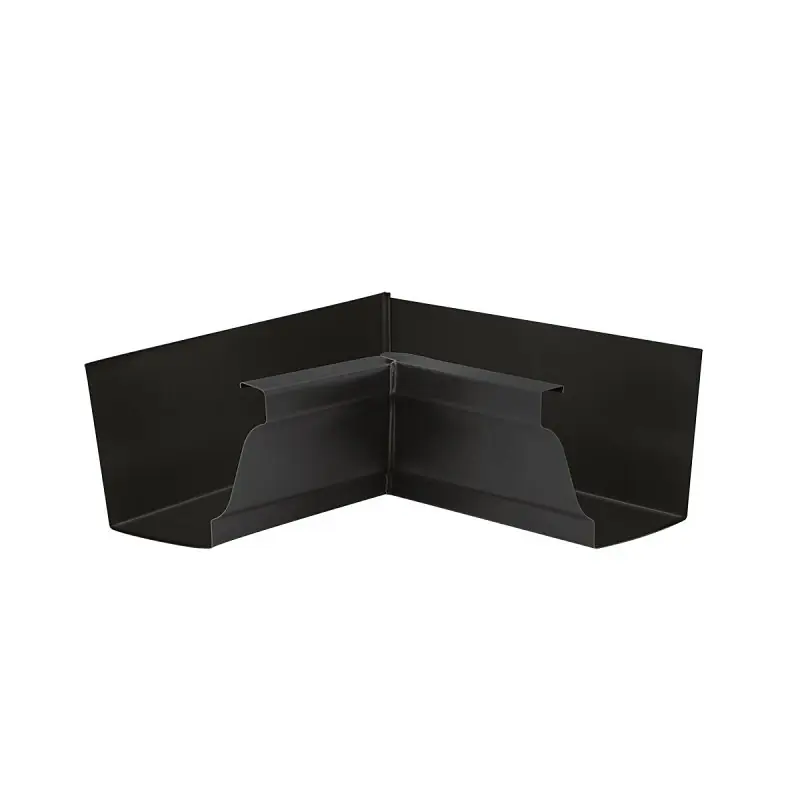 Amerimax Black Aluminum K Style Gutter Inside Miter 3.75 H X 8.88 W X 8.88 L