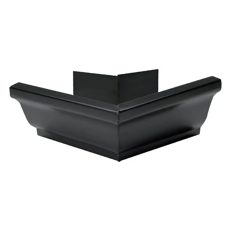 Amerimax Black Aluminum K Style Gutter Outside Miter 3.75 H X 8.88 W X 8.88 L