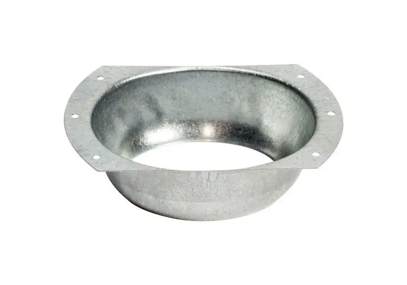 1.5 In. H X 4 In. W X 3 In. L Metallic Galvanized Steel K Gutter Outlet