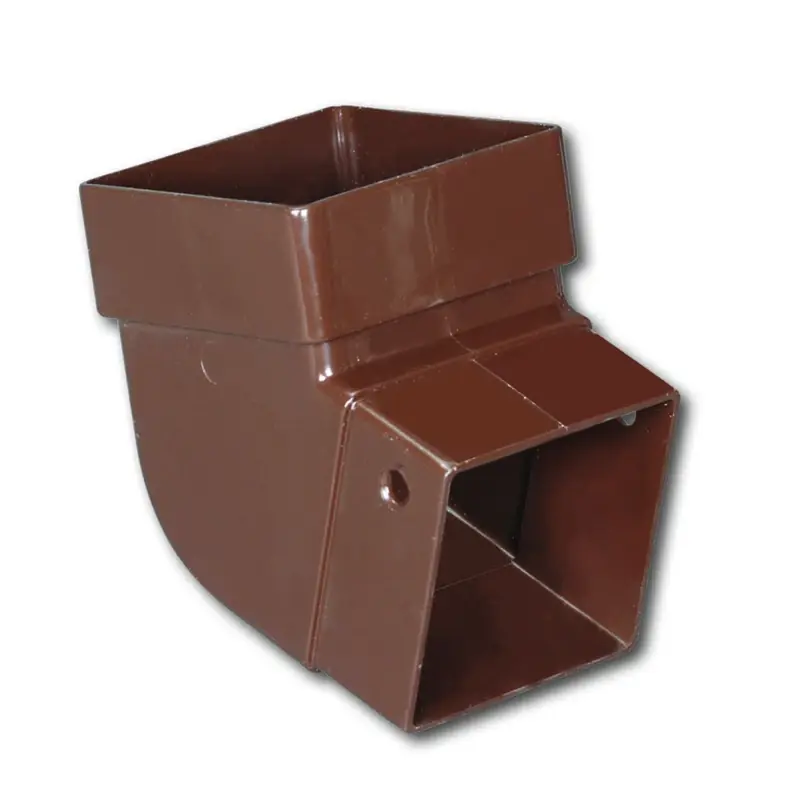Amerimax 3.88 In. H X 3.63 In. W X 3.63 In. L Brown Vinyl U Gutter Elbow