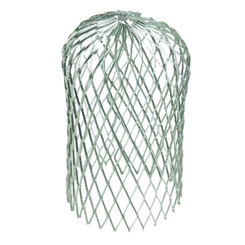 Mesh Gutter Strainer, Expandable, Galvanized, 3 In.