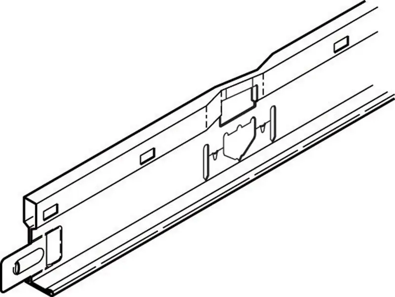 USG Ceilings SDX/SDXL24 144 In. L X 1.5 In. W 0 In. Main Tee Standard Grid 20 Pk