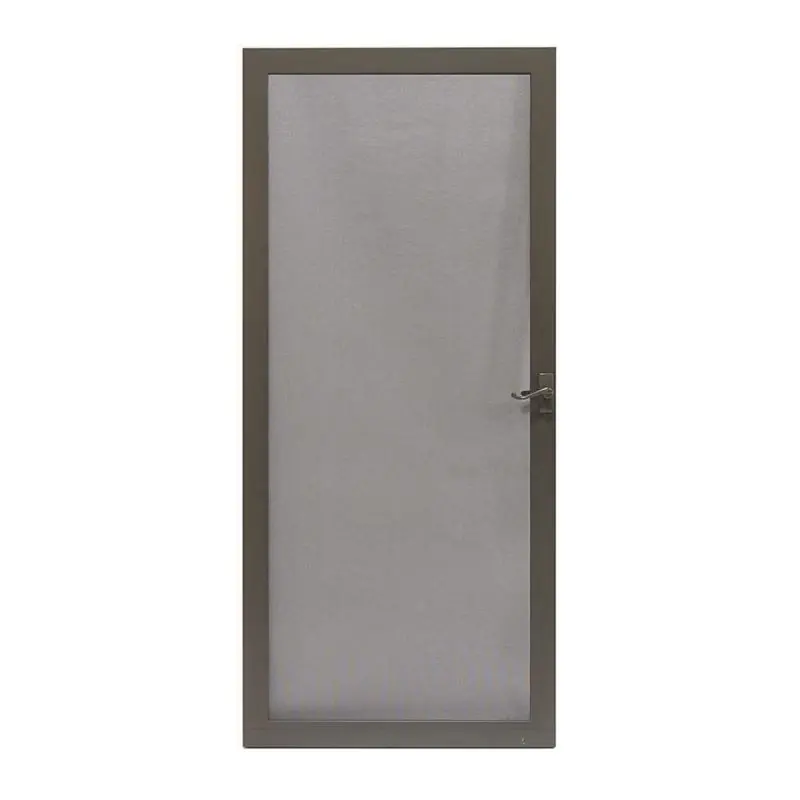 Larson Premium 81 In H X 32 In W Brown Aluminum Hinged Screen Door