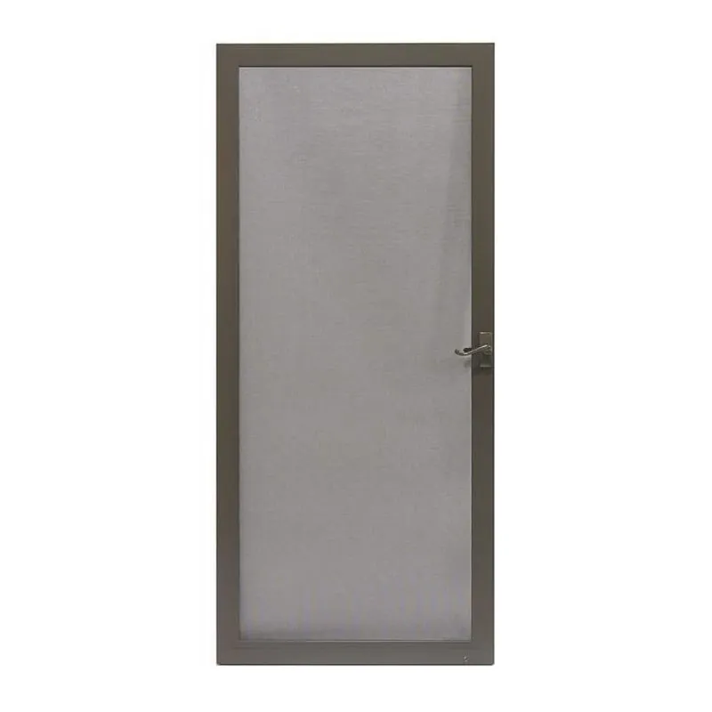Larson Premium 81 In H X 36 In W Brown Aluminum Hinged Screen Door