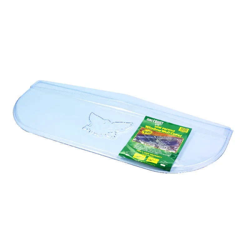 Low Profile Window Well Cover, Type L, Elongated, Fits 39 X 12 In.
