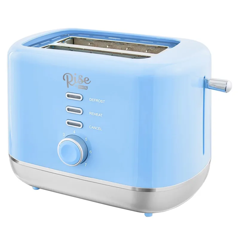 Rise By Dash 2-slice Toaster In Sky Blue - Model Rtt200gbsk06