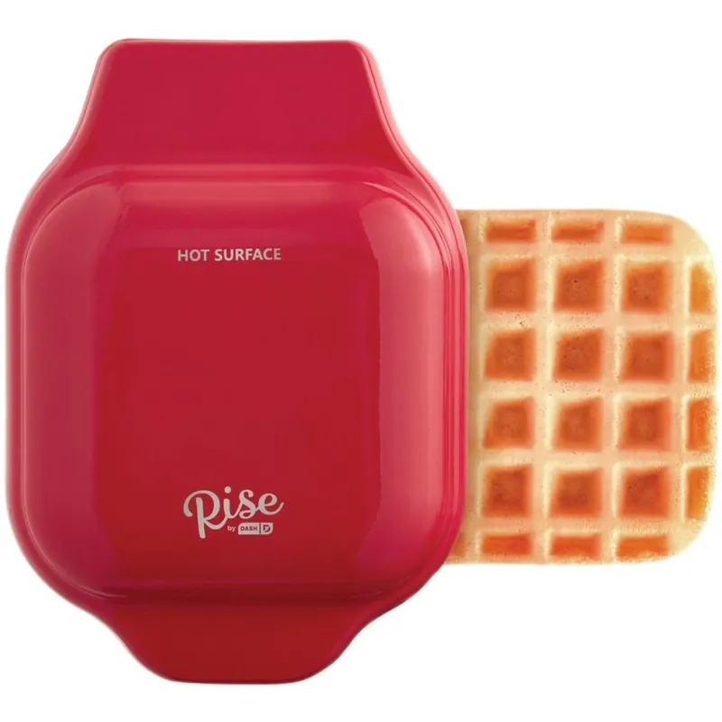 Mini Waffle Maker, Red
