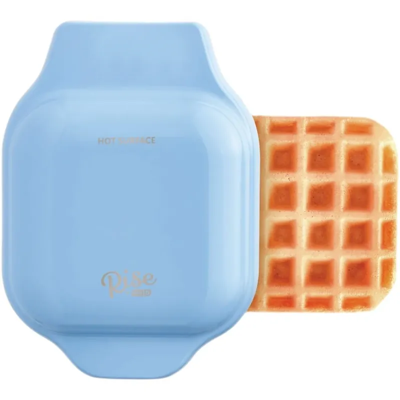 Mini Waffle Maker, Blue