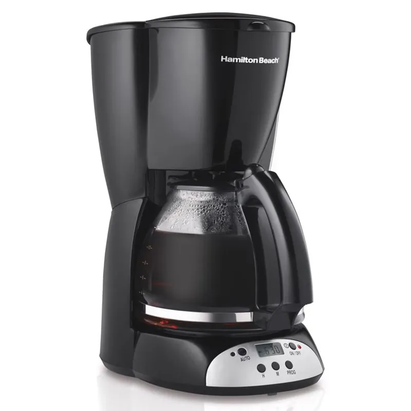 12 Cup Programmable Black Coffee Maker Model 49465r