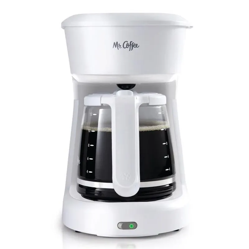 Mr. Coffee 12‑Cup Black Programmable Coffee Maker