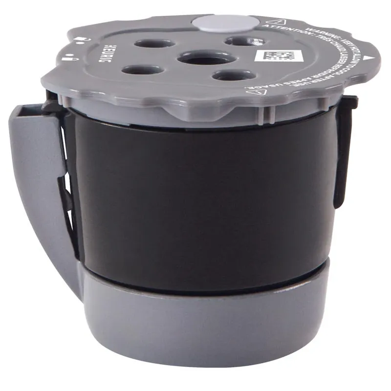 Keurig Single‑Serve Reusable K‑Cup Filter – Black/Gray Eco‑Friendly Pod