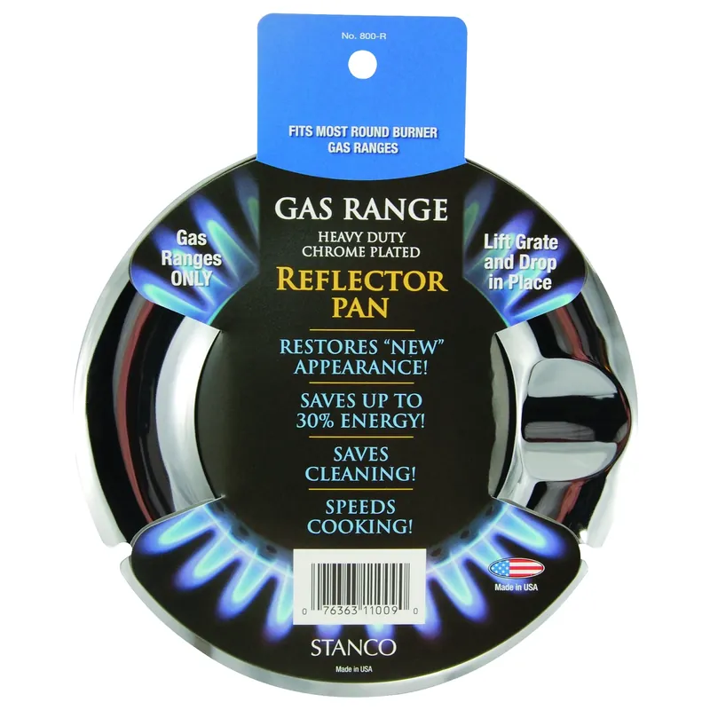 Gas Range Reflector Pan, Round, 7 In.
