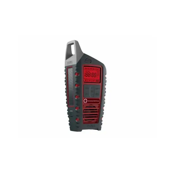 Red Cross Odyssey Radio, AM/FM/SW/WB, Bluetooth, Rechargeable, Solar, Crank Power