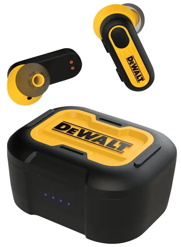 DeWalt Wireless Bluetooth Earbuds W/Charging Case 1 Pk