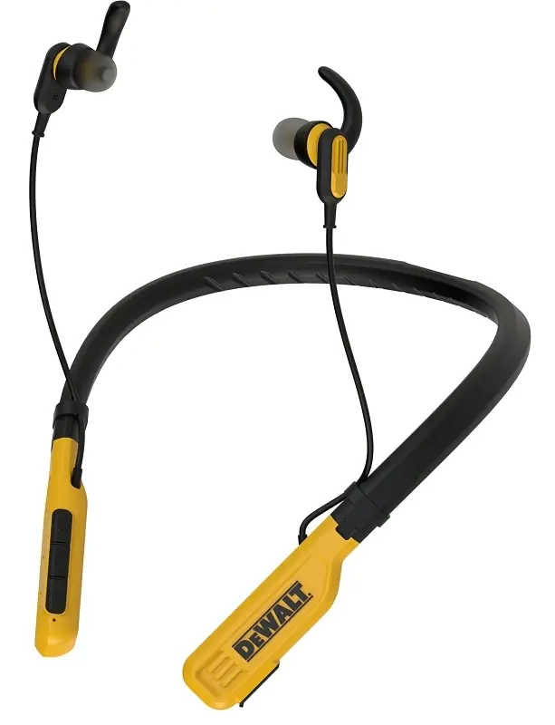 DeWalt Wireless Bluetooth Behind-the-Neck Headphones 1 Pk