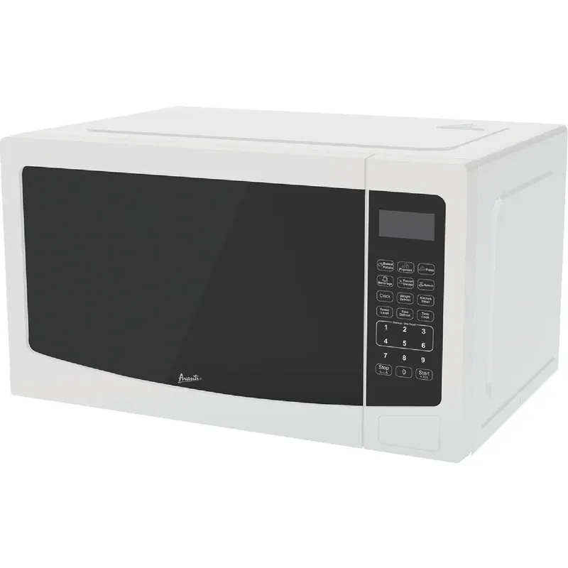 1.1 Cubic Feet 1000 Watt White Countertop Microwave Oven Model Mt115v0w