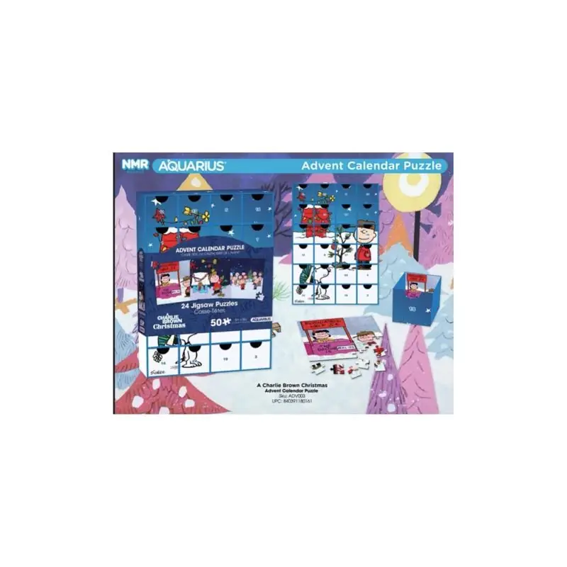 Nmr Aquarius Peanuts Advent Calendar Multicolor For Ages 6+