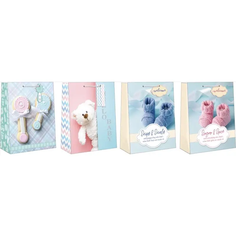 Assorted Baby 1 Gift Bag - Large 14" X 11.4" X 2.65"