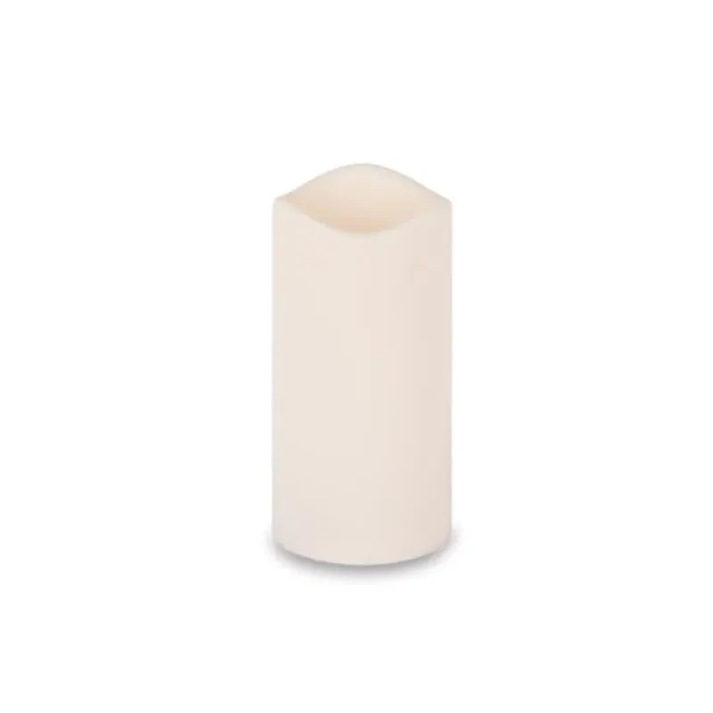 Gerson Bisque LED Flameless Candle – Unscented 6‑in inches, 5‑Hour Burn