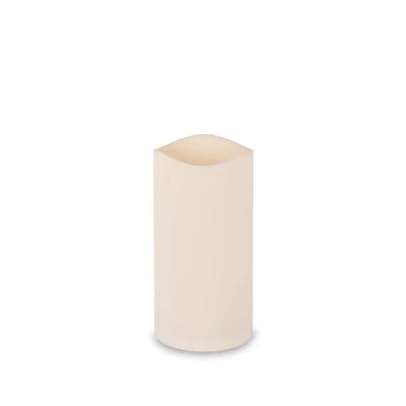 Gerson Bisque LED Flameless Flickering Candle – Scent‑Free Ambient Light