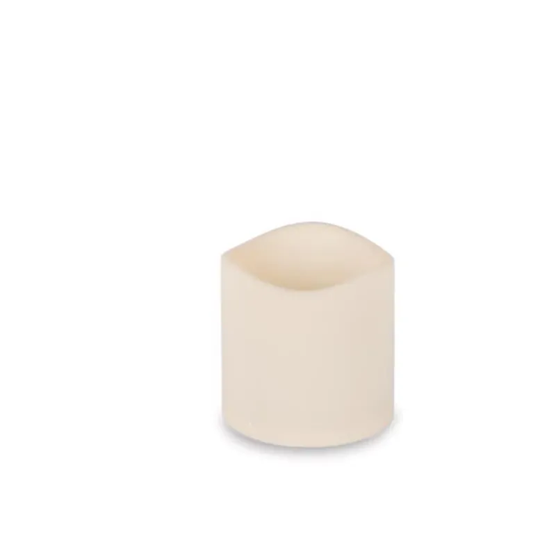 Gerson Bisque LED Flameless Candle – Unscented 4‑Inch Flickering Light