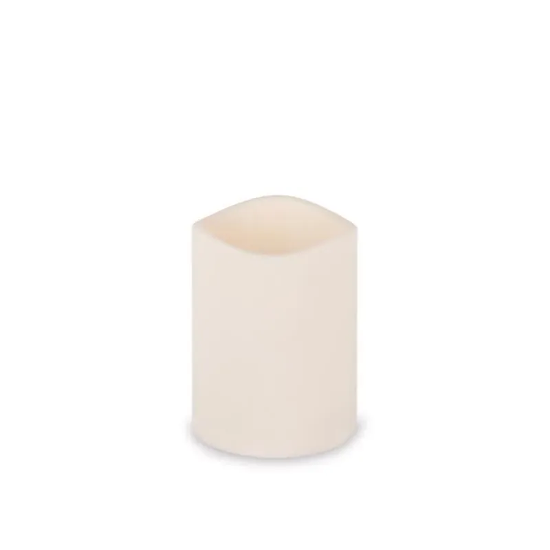 Gerson Bisque LED Flameless Candle – Unscented Flickering Light For Home Décor