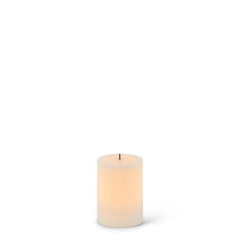 Gerson Bisque Unscented Flameless Flickering Candle – 4" Tall, 8‑Hour Burn