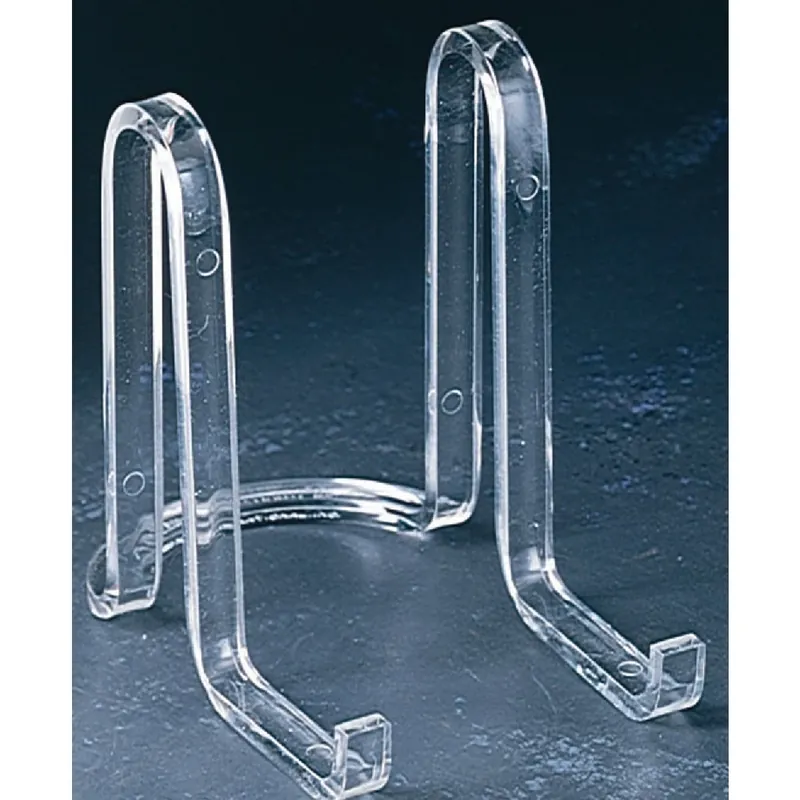 14 In. Clear Acrylic Plate Stand - 6.5 In. Height, Lightweight And Sturdy