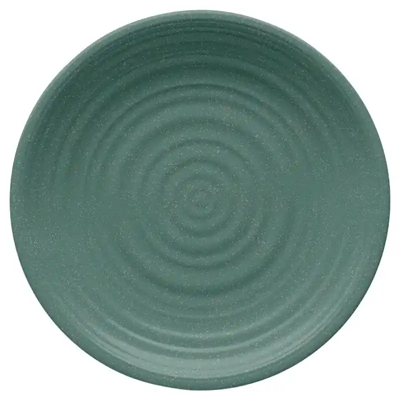 TarHong Green Bamboo/Fiber Artisan Dinner Plate 1 Each