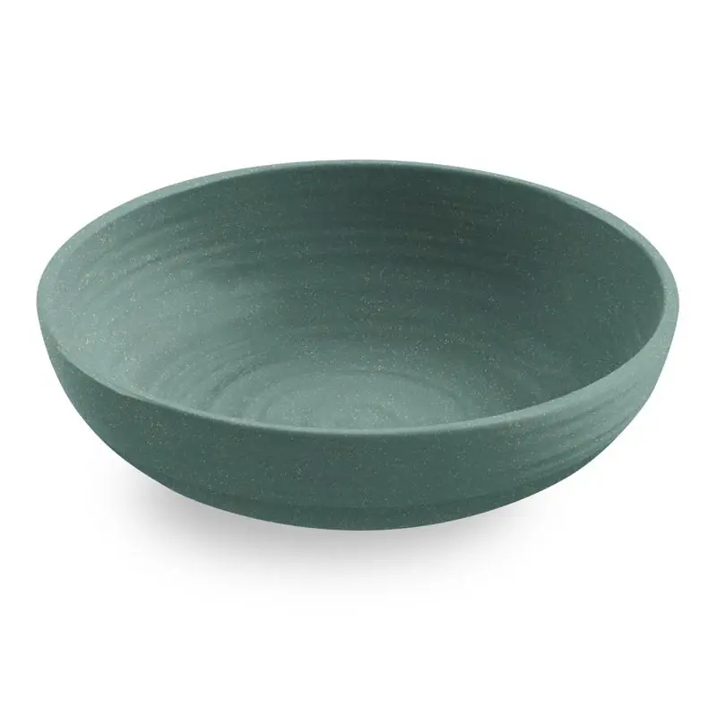 TarHong Green Bamboo/Fiber Artisan Low Bowl 1 Each
