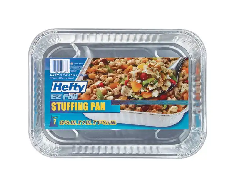 Ez Foil 9 In. W X 13 In. L Disposable Roaster Pan - Silver Aluminum