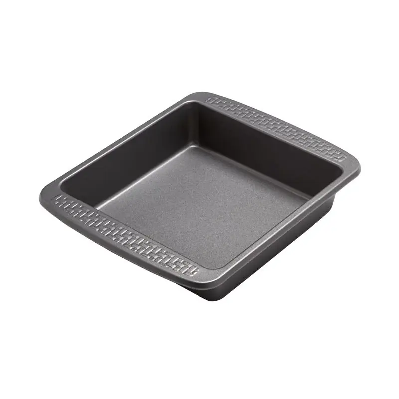 Chicago Metallic Everyday 9.84 In. W X 11.8 In. L Square Cake Pan Gray