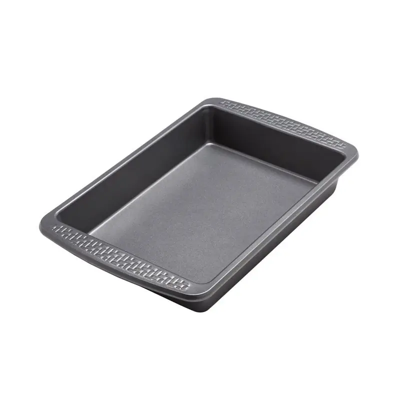 Chicago Metallic Everyday 9.8 In. W X 15.9 In. L Cake Pan Gray