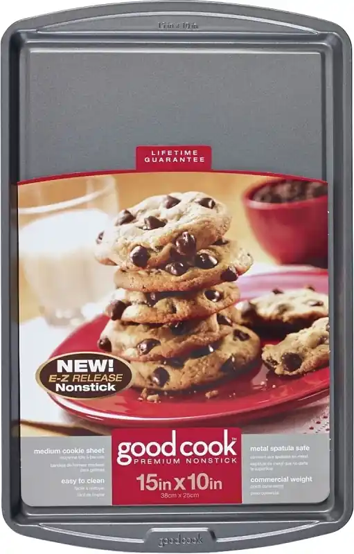 Good Cook 10 In. W X 15 In. L Cookie Sheet Gray 1 Pk