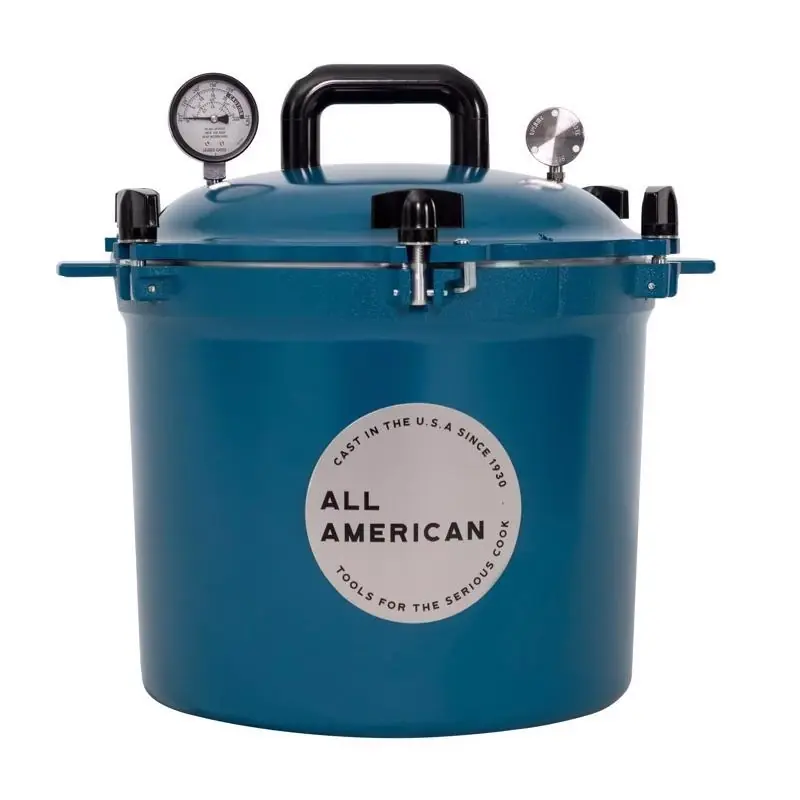 All American 1930 Aluminum Pressure Canner 21.5 Quart Blue