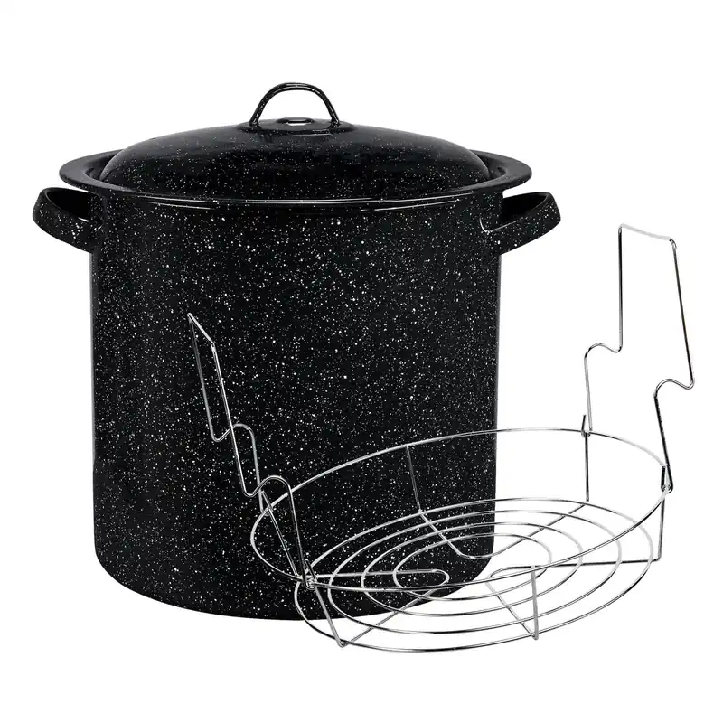 Cinsa Graniteware Canner/Rack 15.5 Qt 1 Pk