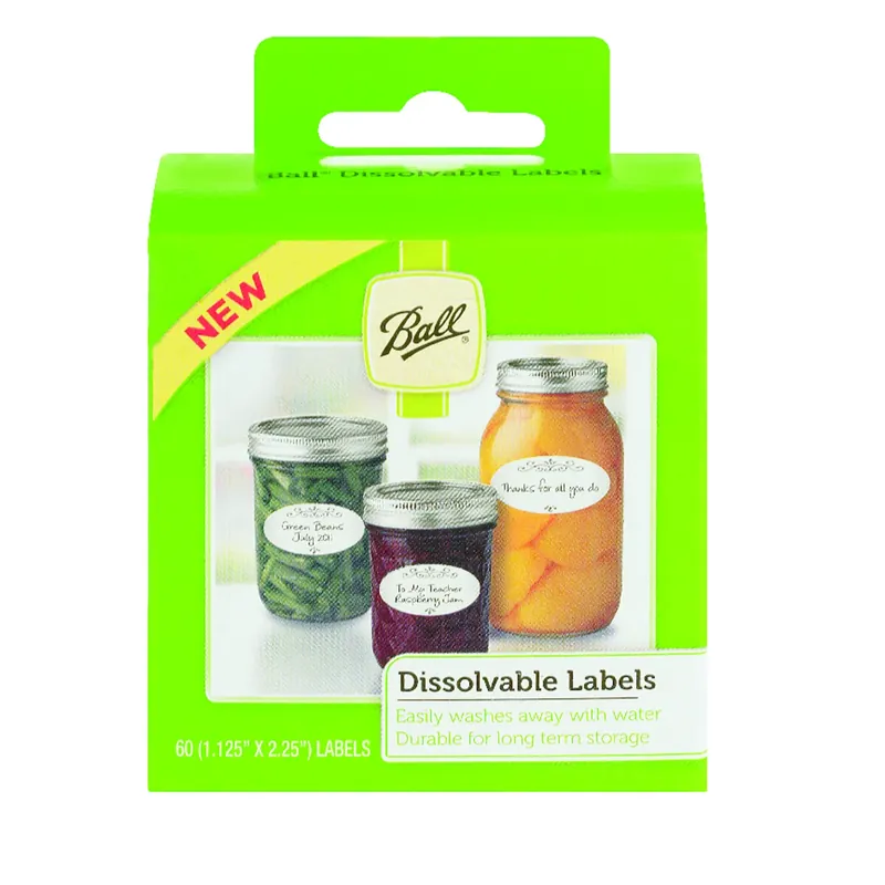 Ball Dissolvable Canning Labels 60 Pk