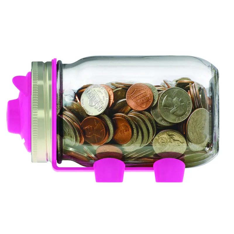 Jarware Regular Mouth Decorative Jar Lid Piggy Bank 1 Pk