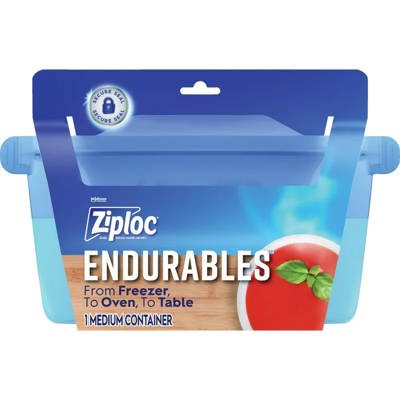 Ziploc Endurables 32 Oz Blue Food Storage Container 1 Pk